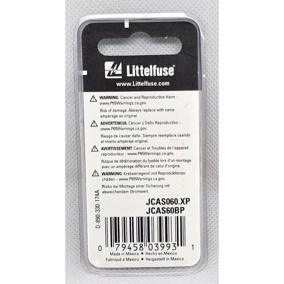 Adv Littelfuse 60A JCASE Fuse Original Equipment Manufacturer - Picture 2 of 3